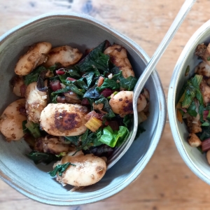 smoky beans and greens recipe